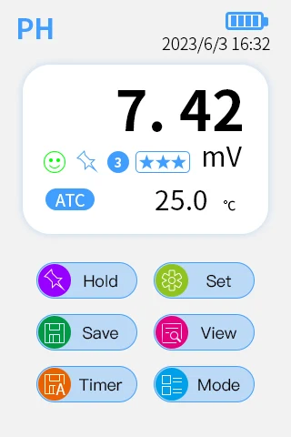 Portable pH ORP Meter